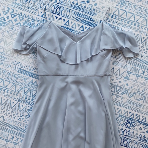 🌟Host Pick!🌟 Jenny Yoo Whisper Blue Mila Dress - Picture 2 of 7